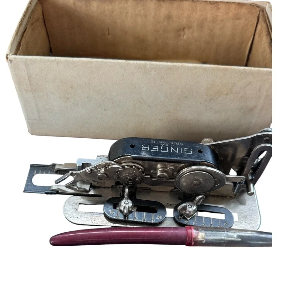 Vintage Singer Buttonhole Attachment No‎ 121795 for Lock Stitch Sewing Machines